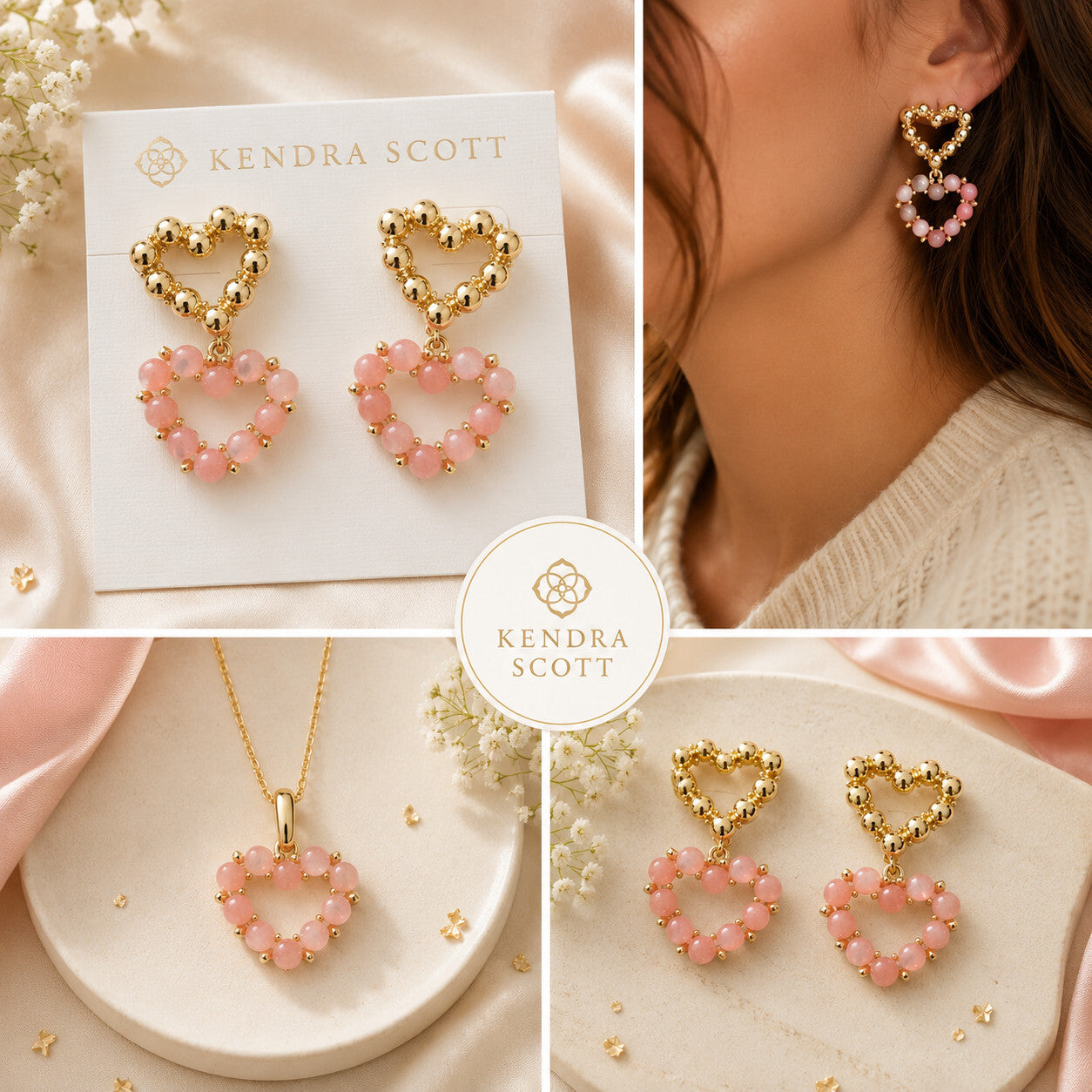 Kendra Scott Ashton Heart Drop