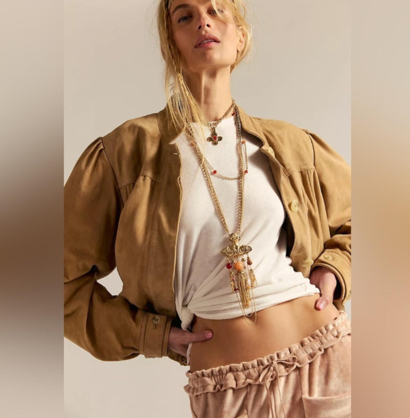 FREE PEOPLE Catriona Layered Necklace
