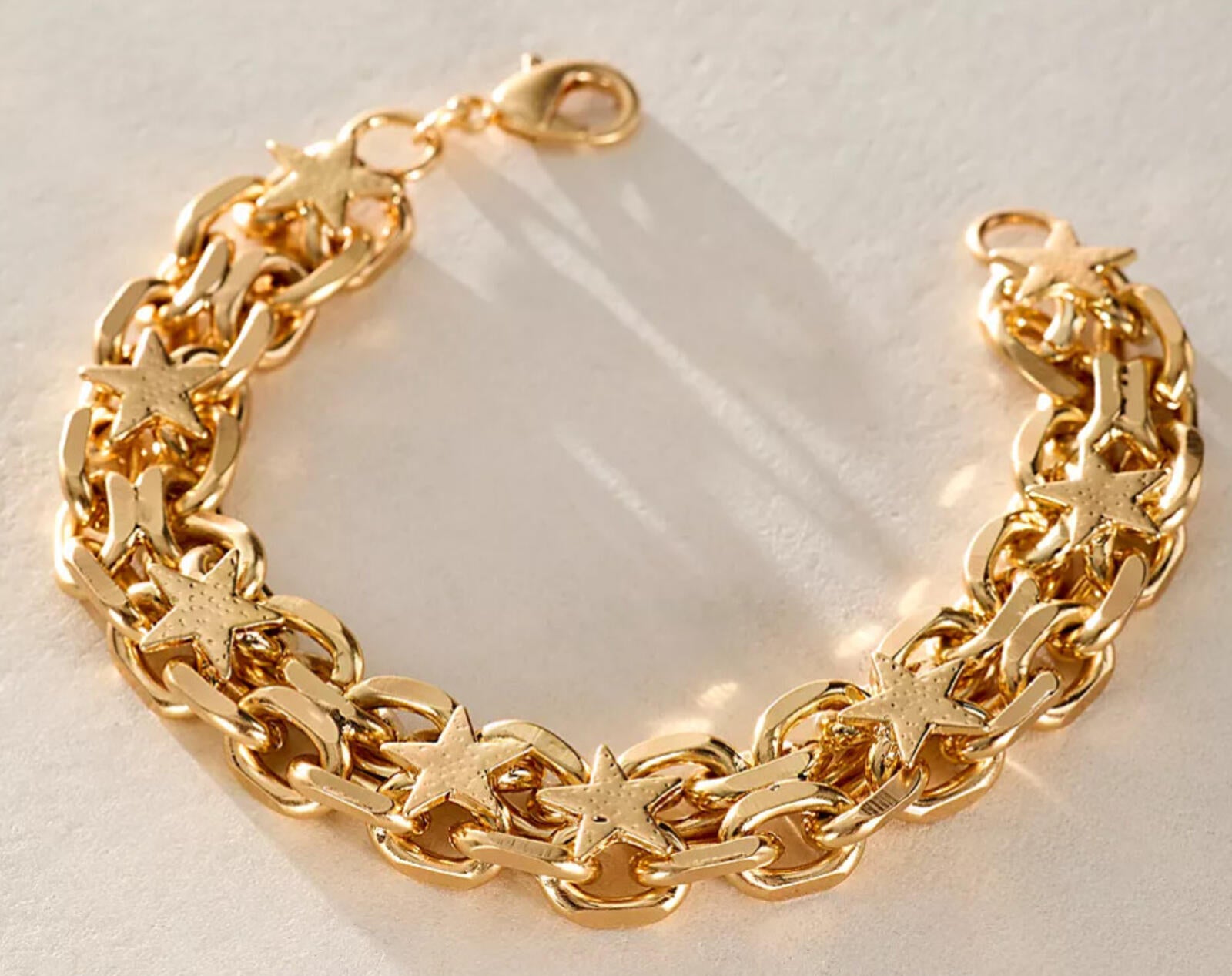 Free People Lana Lock Heart Bracelet