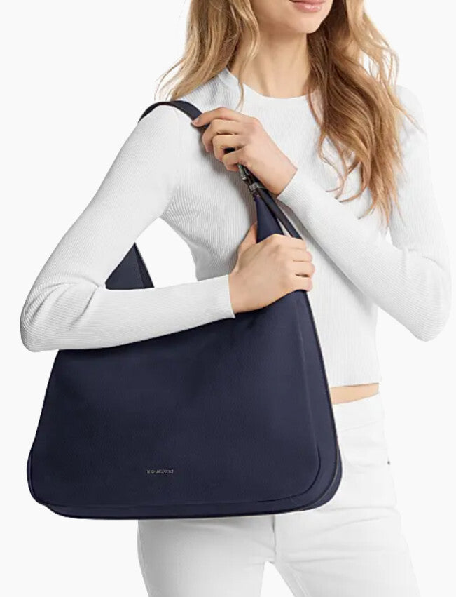 MICHAEL MICHAEL KORS Nolita Large Signature Logo Hobo Shoulder Bag