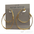 Alexis Bittar Intertwined Crystal Hoop Earrings