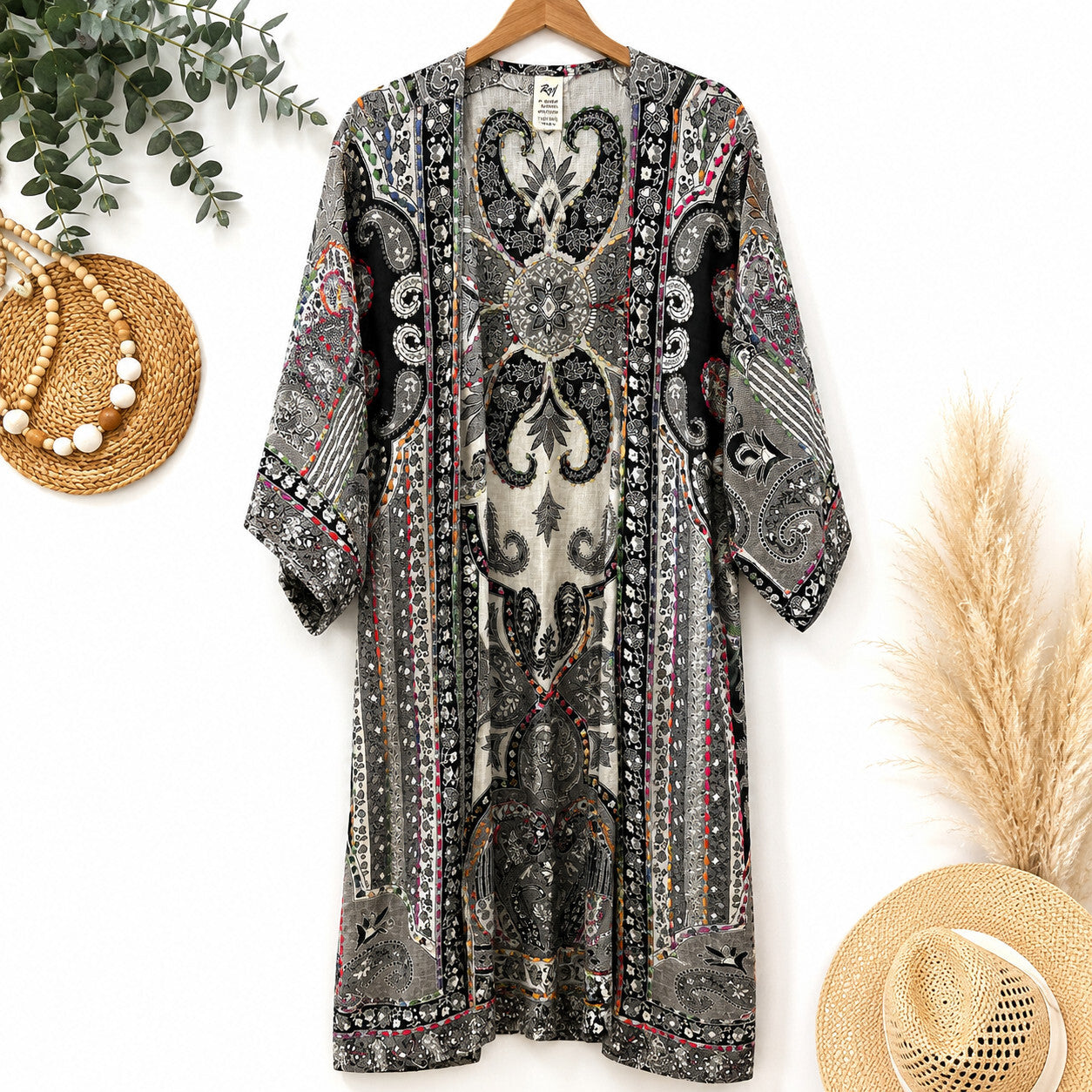 Raj Thick Stitch Embroidered Duster