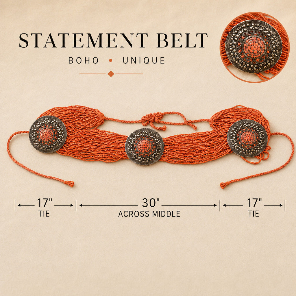 Raj Beaded Belts
