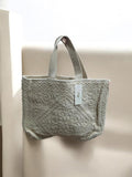 Raj Anthropologie Cotton Woven Carpet Large Tote