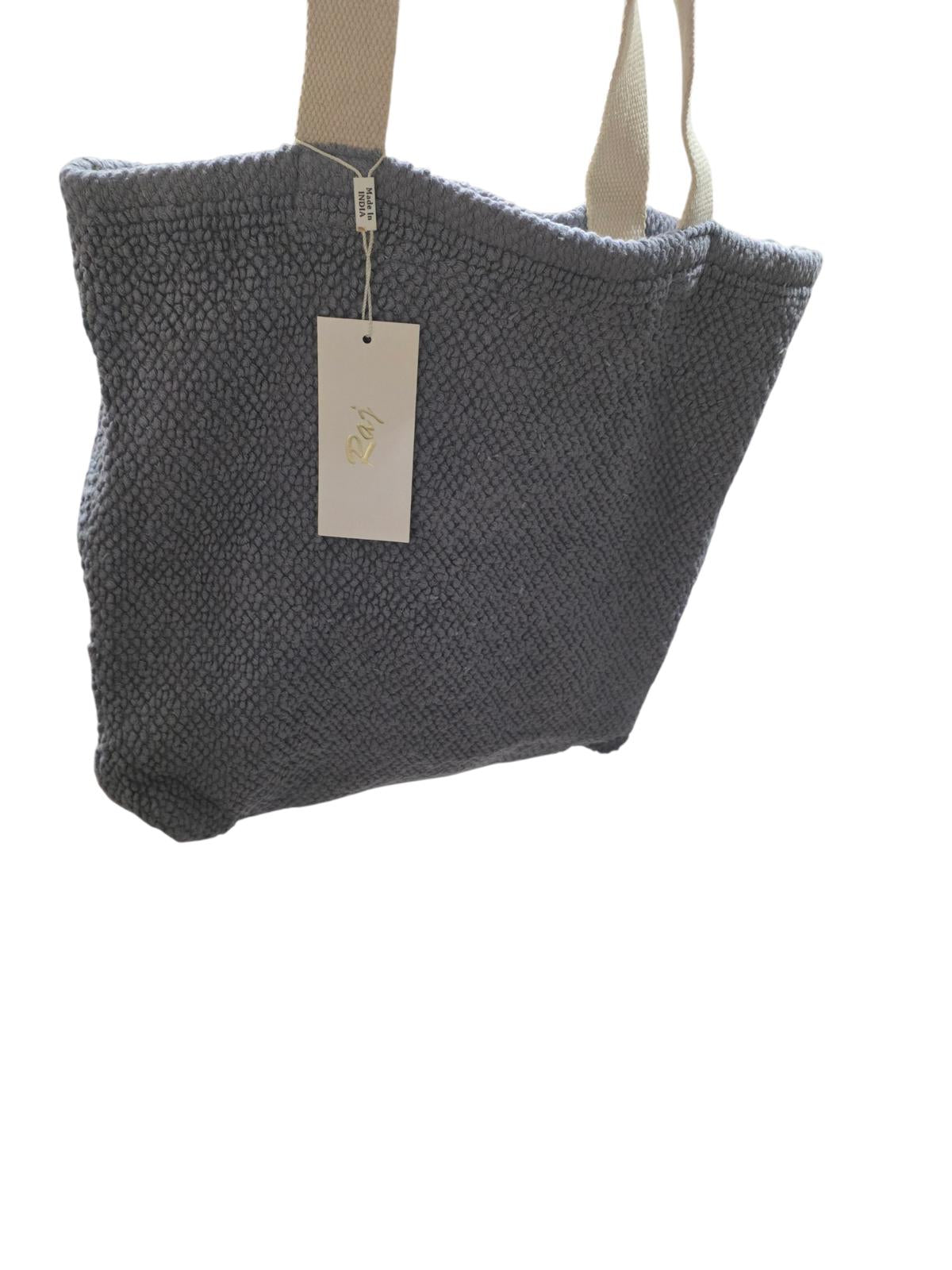 Raj Anthropologie Cotton Woven Carpet Large Tote