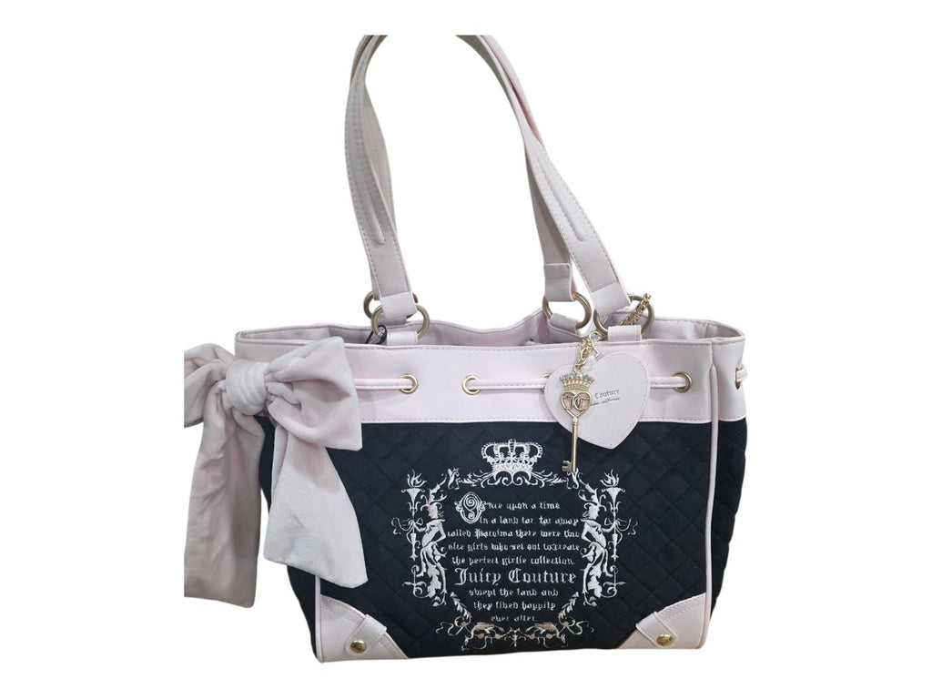 Viral Juicy Couture Retro Juicy Tale Tote Bag Retro Black