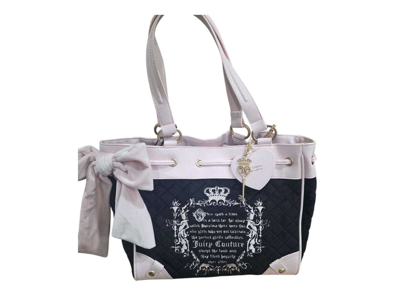 Viral Juicy Couture Retro Juicy Tale Tote Bag Retro Black