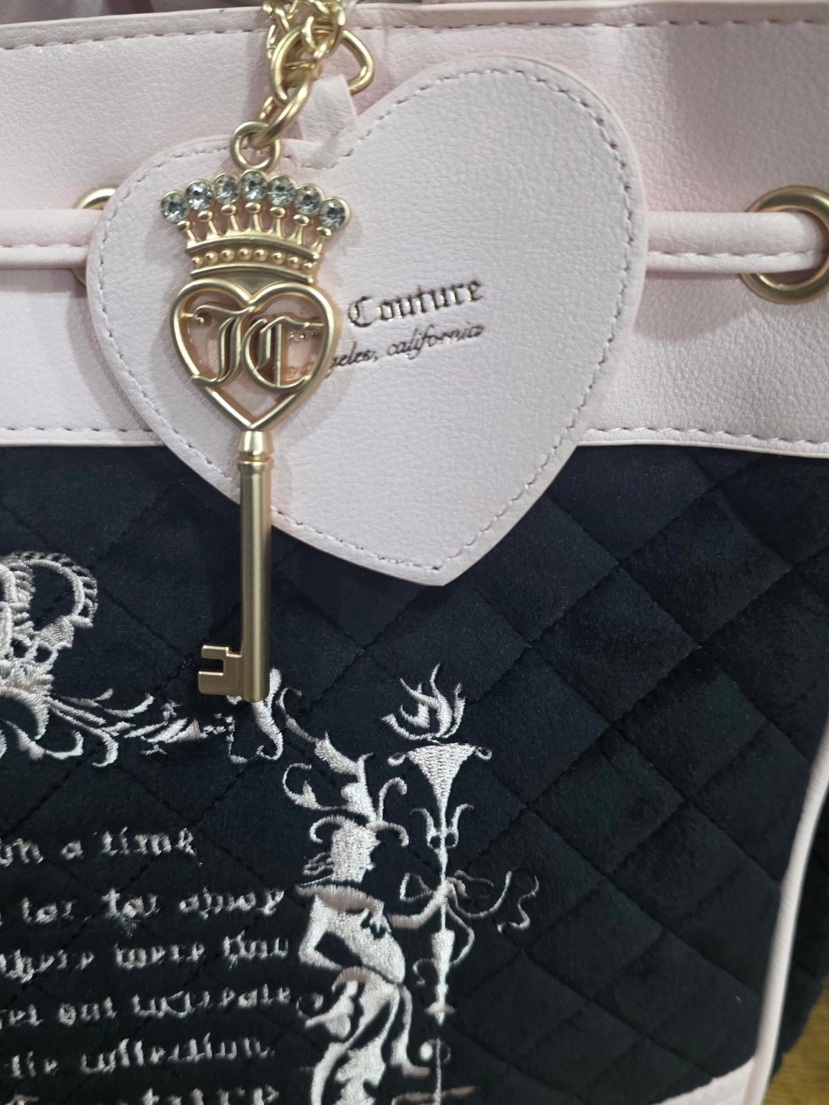 Viral Juicy Couture Retro Juicy Tale Tote Bag Retro Black
