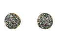 Alexis Bittar Solanales Crystal Round Stud Earrings