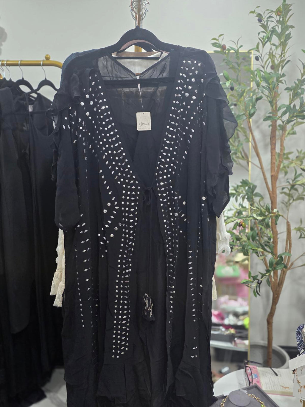 Free People So Billie Studded Duster OS