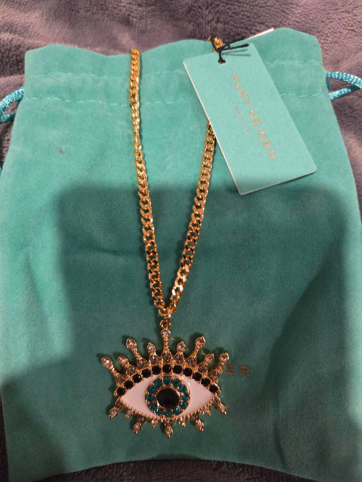 Kurt Geiger London Evil Eye Pendant Necklace