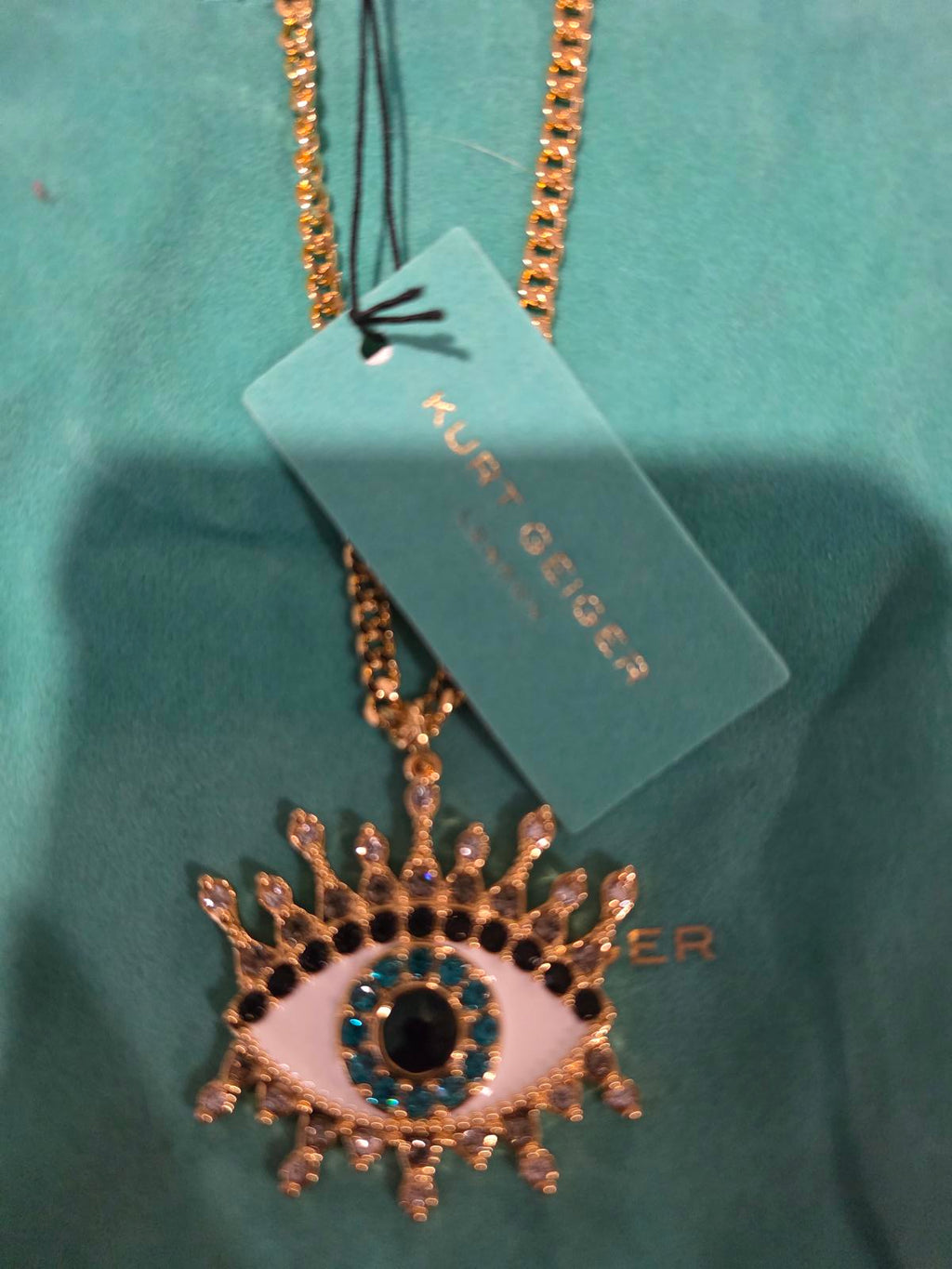 Kurt Geiger London Evil Eye Pendant Necklace