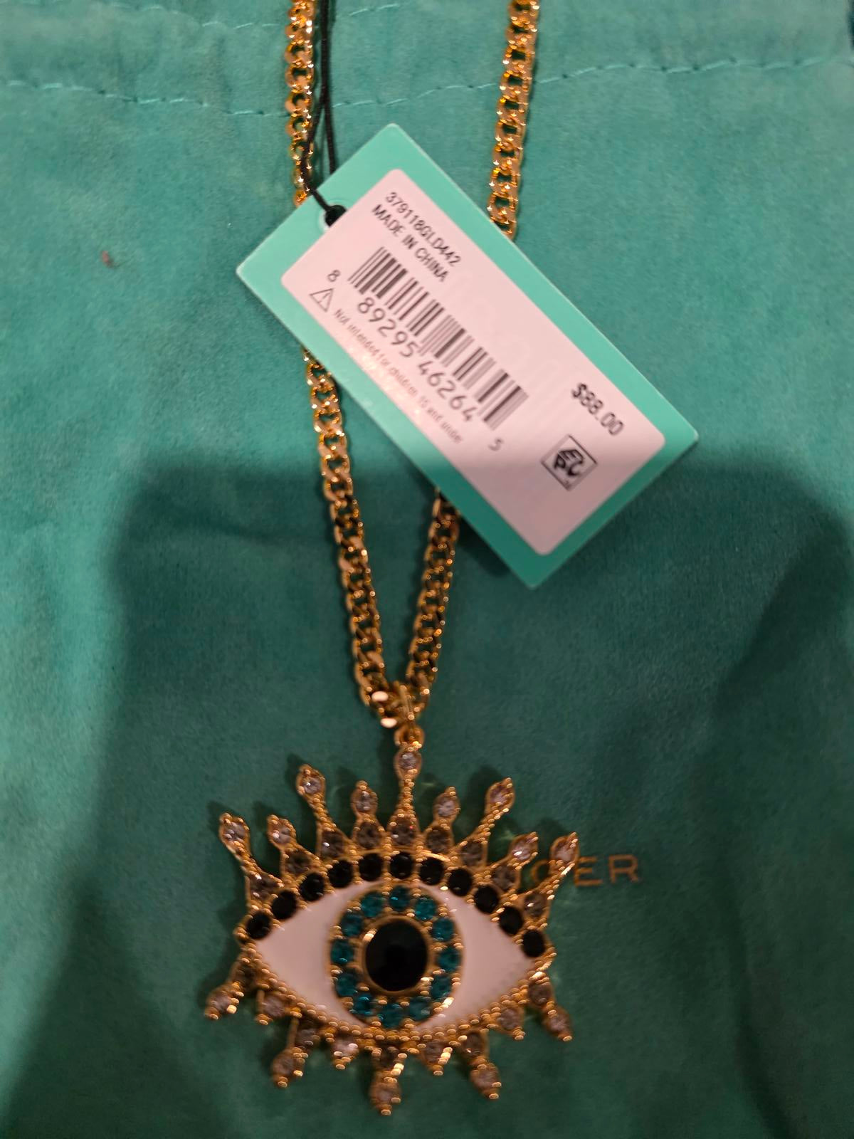 Kurt Geiger London Evil Eye Pendant Necklace