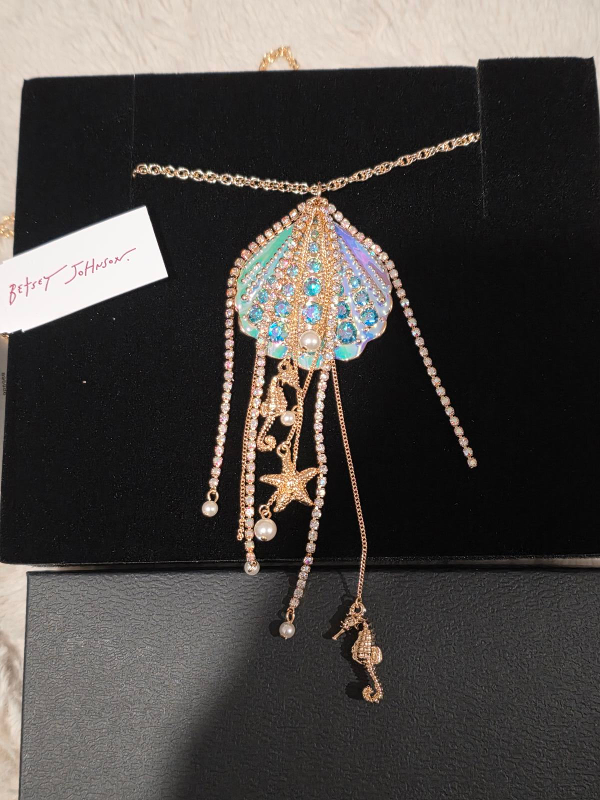 BETSEY JOHNSON Mermaid Pendant Necklace