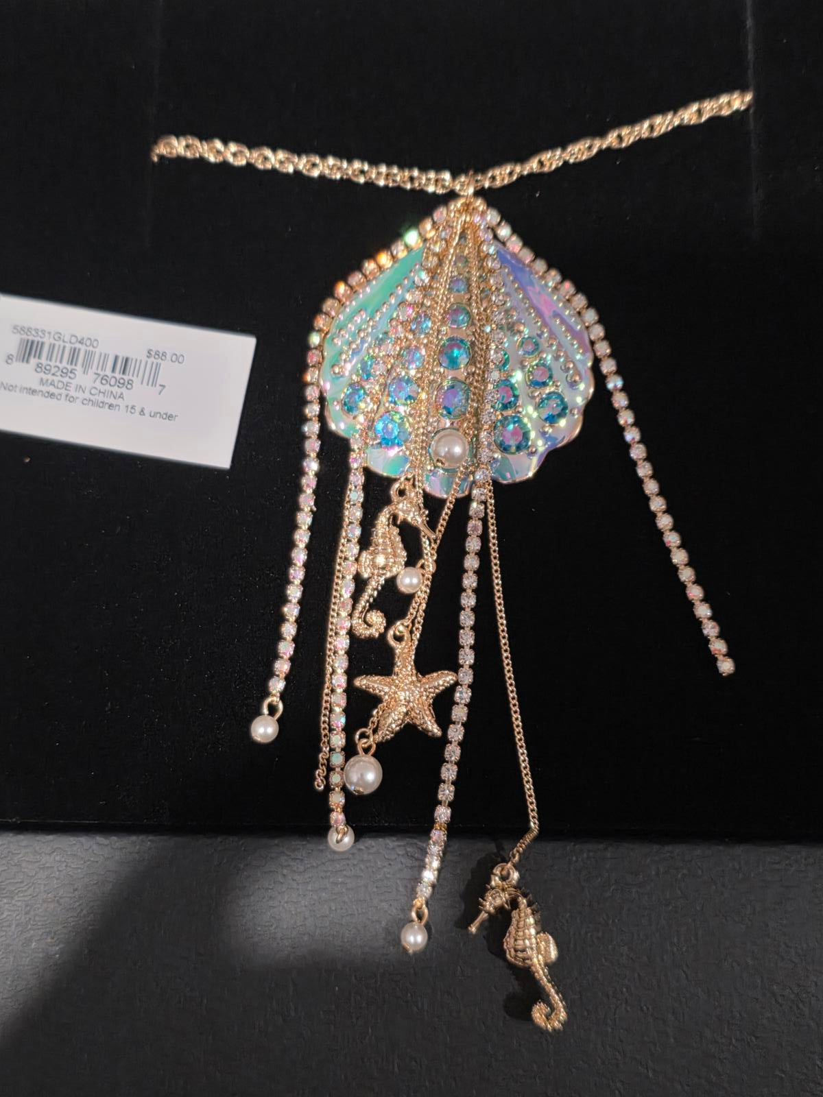 BETSEY JOHNSON Mermaid Pendant Necklace