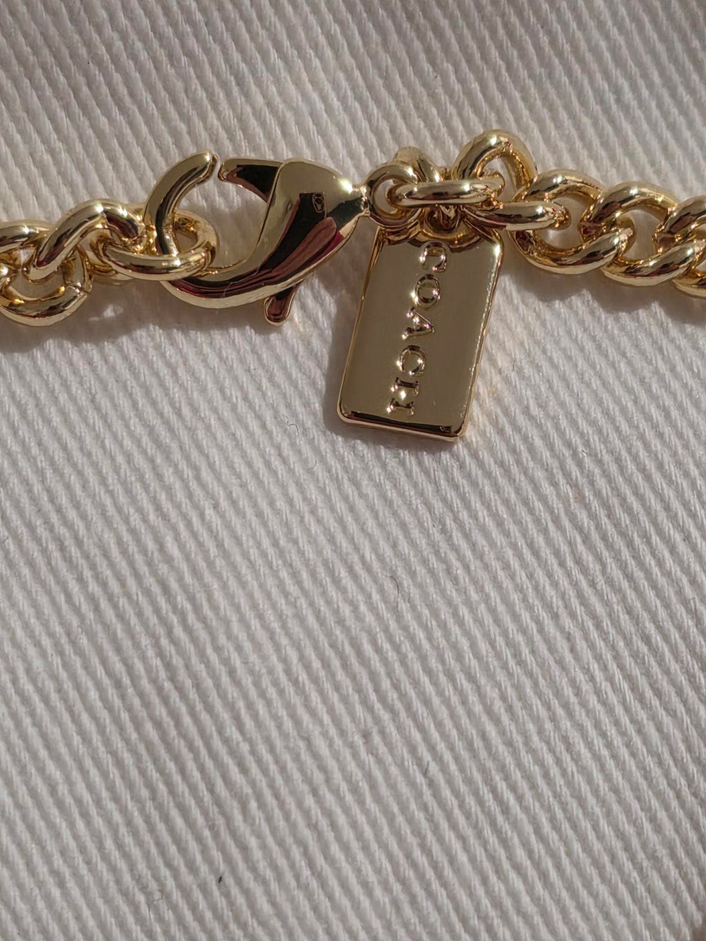 Coach Signature Heart Charm Bracelet