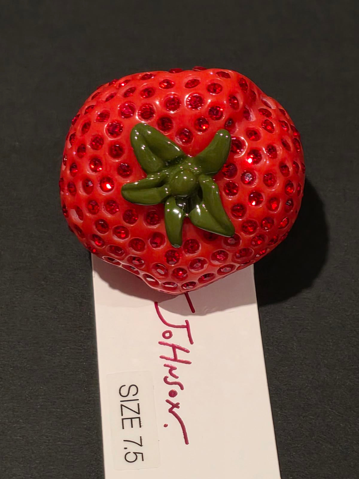 Betsey Johnson Tomato Cocktail Ring