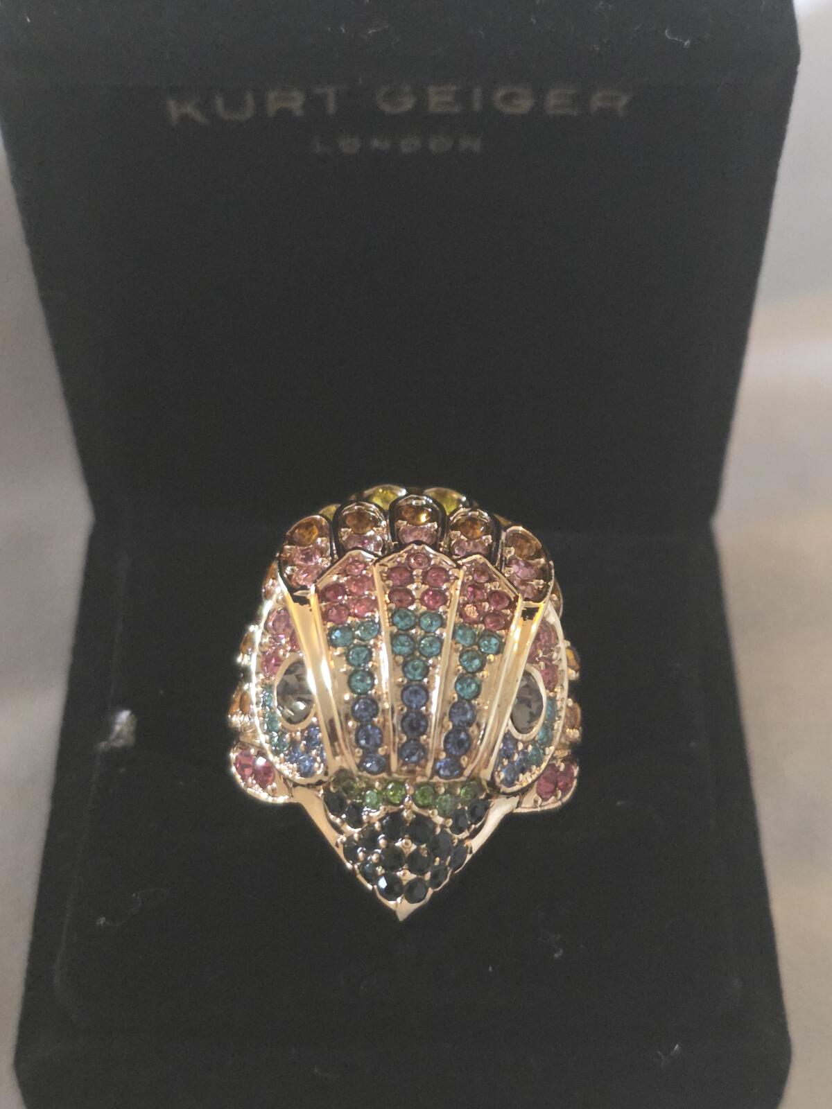 Kurt Geiger crystal eagle ring