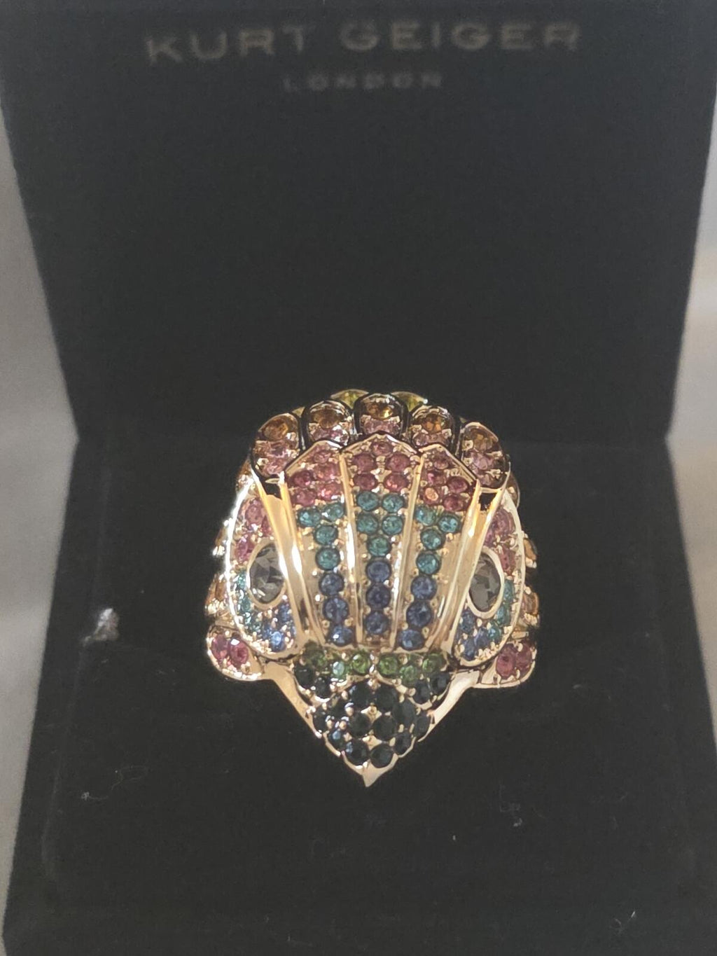 Kurt Geiger crystal eagle ring
