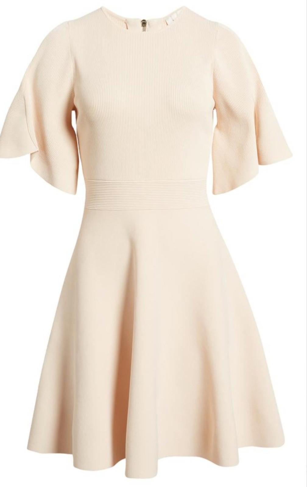 Ted Baker LondonWomen’s Olivia Rib Fit & Flare Dress Size 5 NWT Blush Pink
