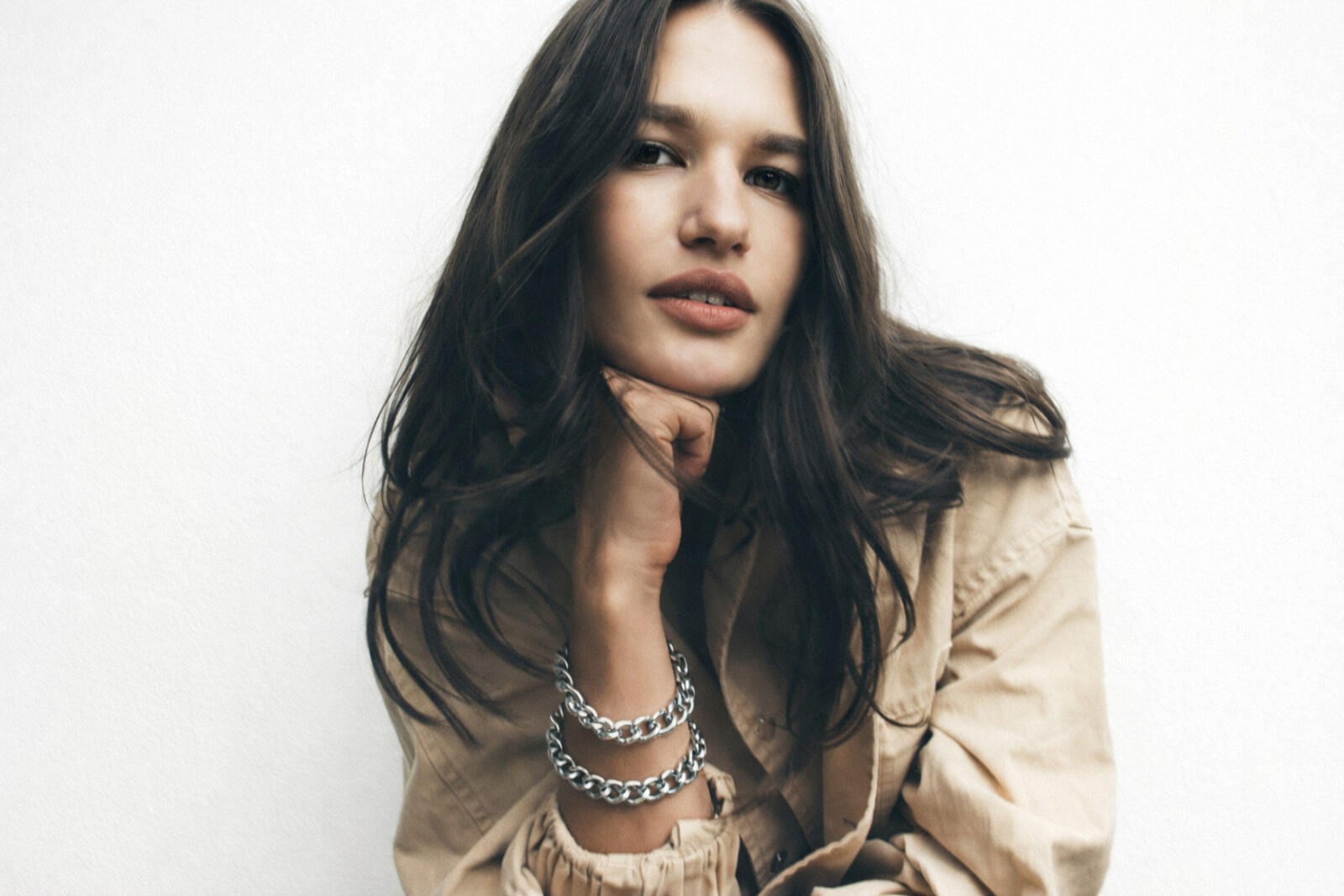 Free People Lana Lock Heart Bracelet