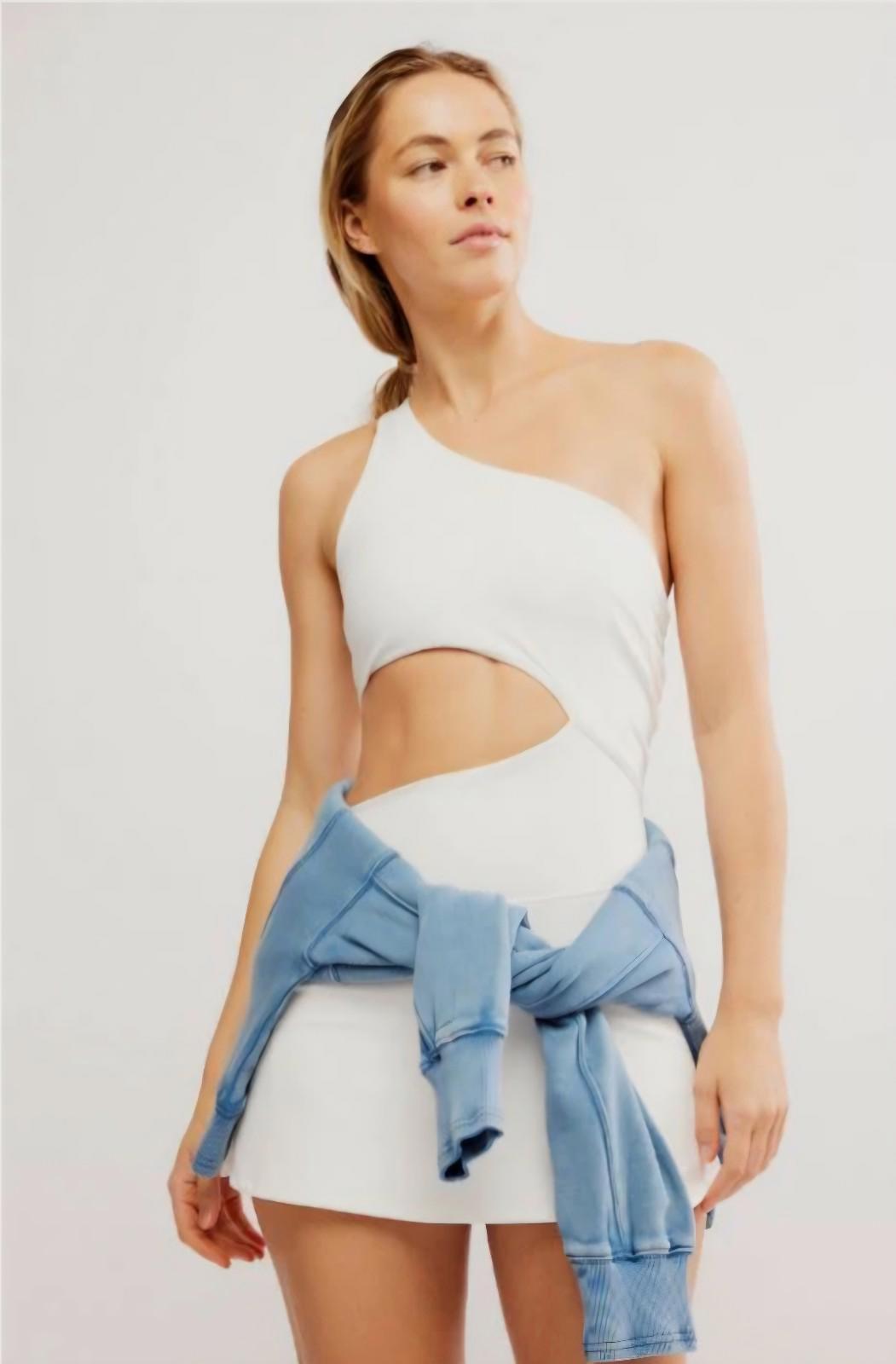 Free People Movement Transcend Limits One Shoulder Skortsie - XL