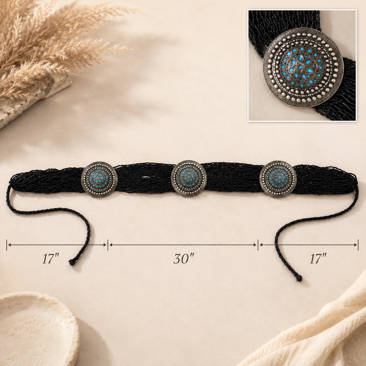 Raj Beaded Belts