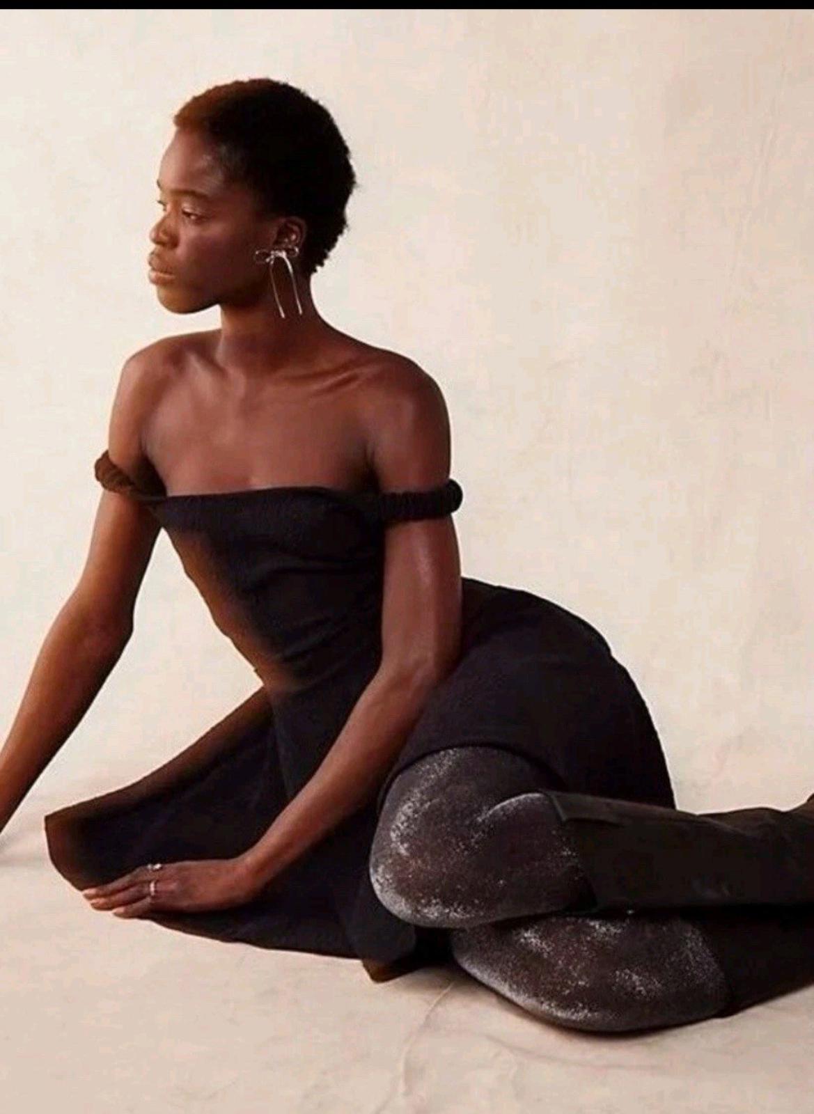 Free People Brooklyn Mini Dress in Black size small nwt