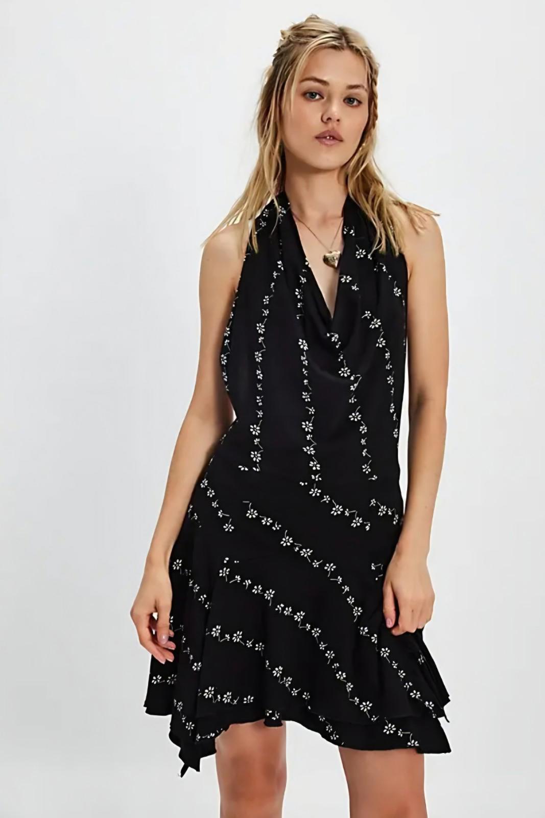 Free People Electric Days Printed Mini Dress