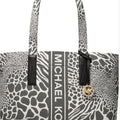 Michael Kors Monochrome Animal Print Tote