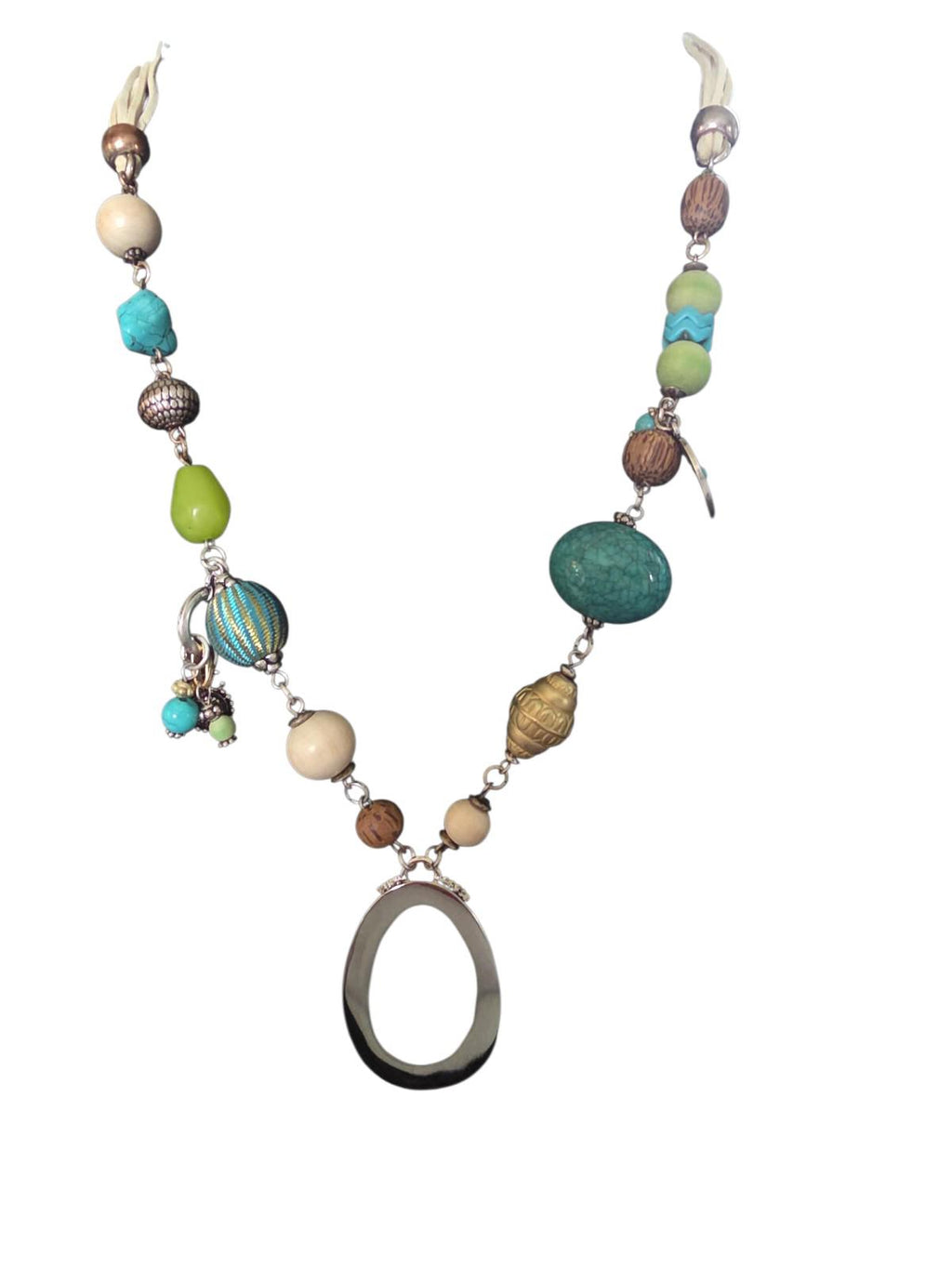 Chico's long statement necklace