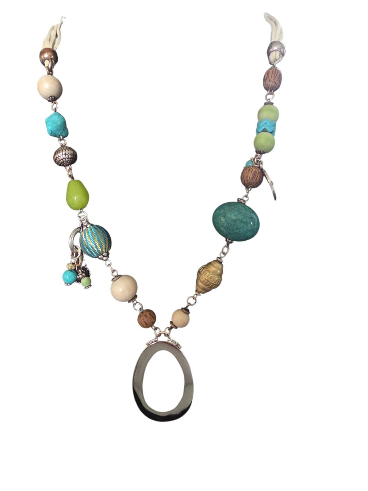 Chico's long statement necklace
