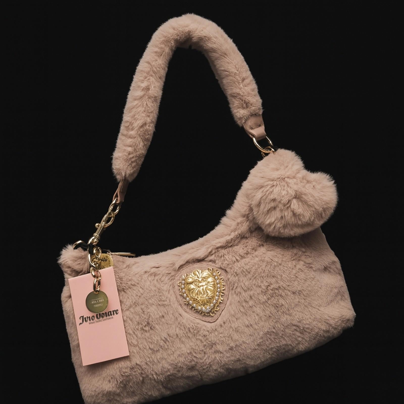 Juicy Couture Love Furry Friends Hobo Bag