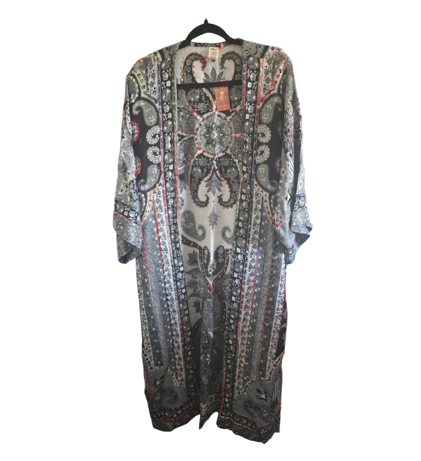 Raj Thick Stitch Embroidered Duster