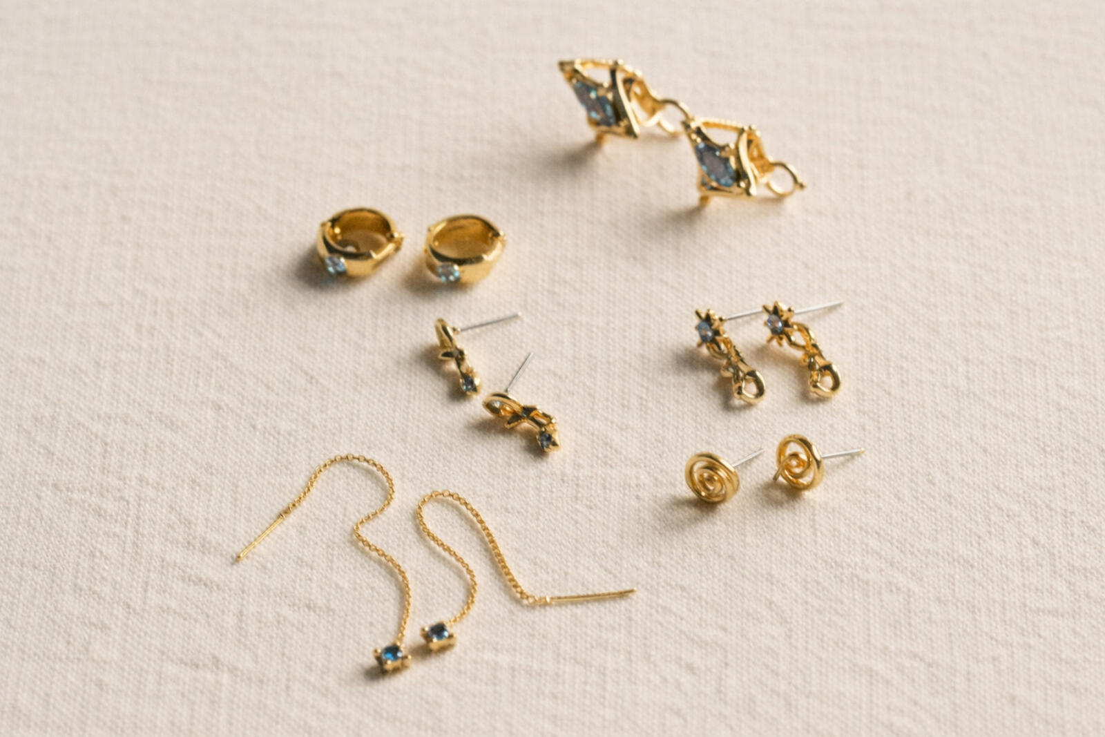 Free People Baez Gold Plated Earrings