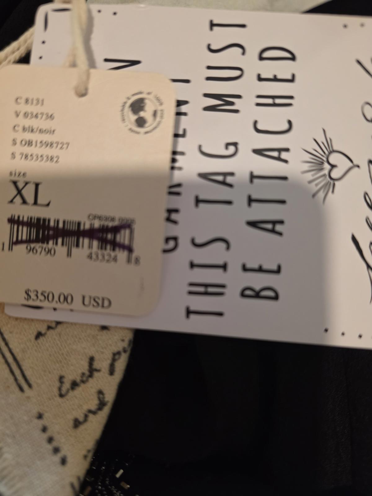 Free People Bali Mad Love Beaded Mini Dress (XL) in Black