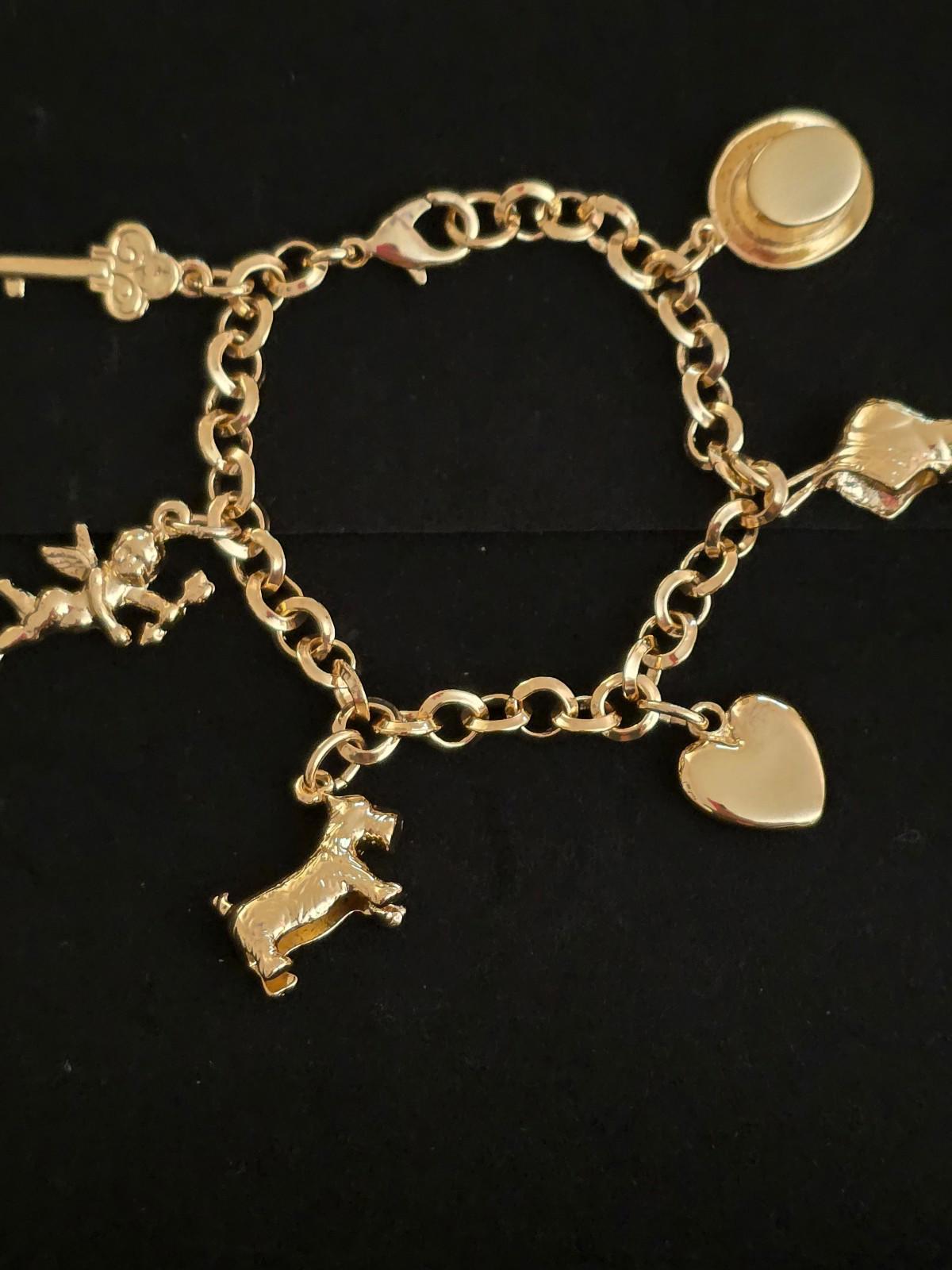 Ben-Amun Jewelry Monopoly Gold Multi Charm Bracelet