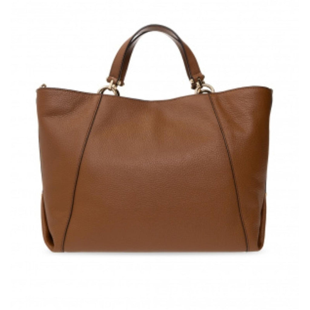 Michael Kors Brown Leather Tote Bag