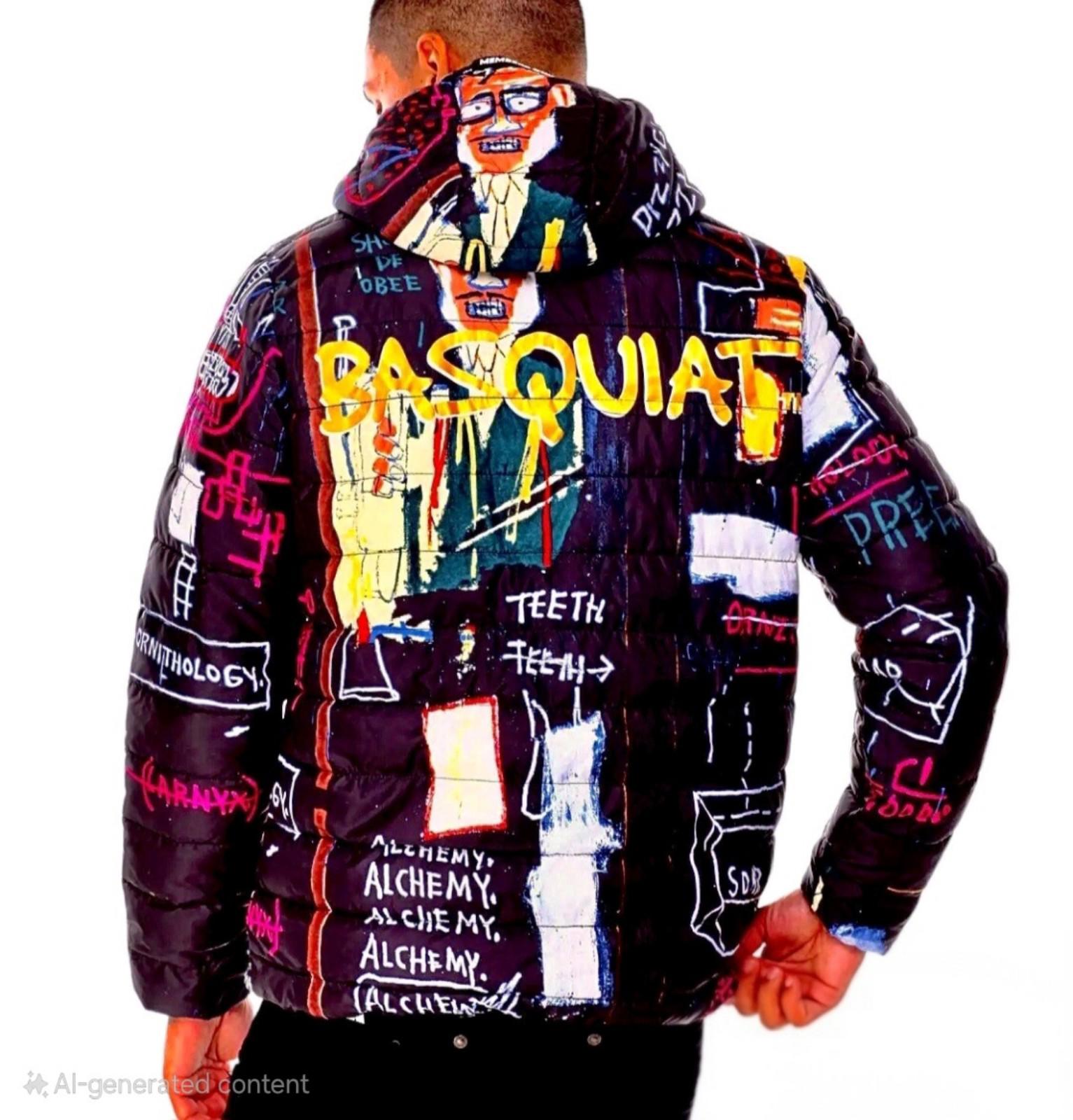 Jean-Michel Basquiat x Members Only Alchemy Puffer J M