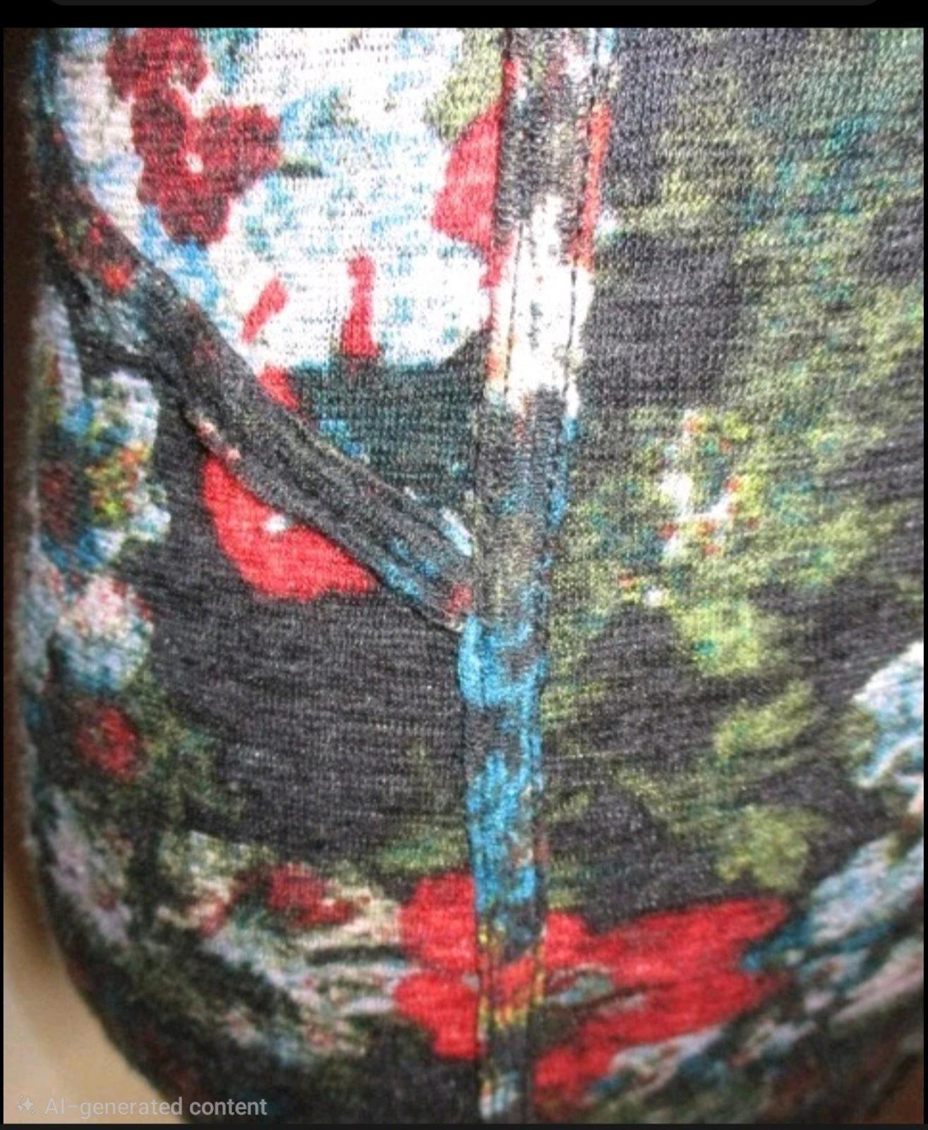 NWT Free People Whimsigoth Blurred Floral Applique Lace Bodycon Dress in Black S