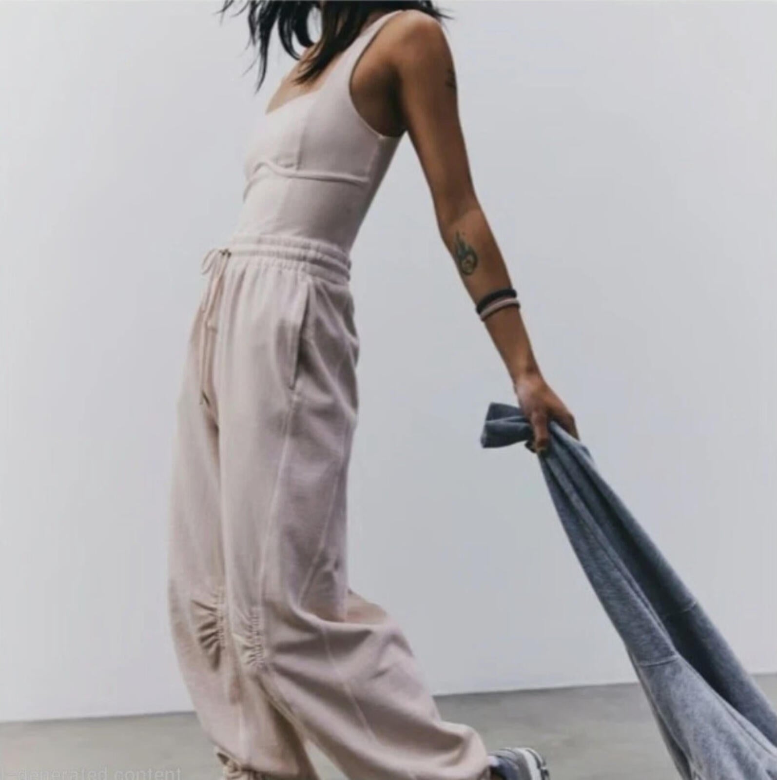 Free People FP Movement Inbound Jumpsuit One Piece Cashmere Pink NWOT