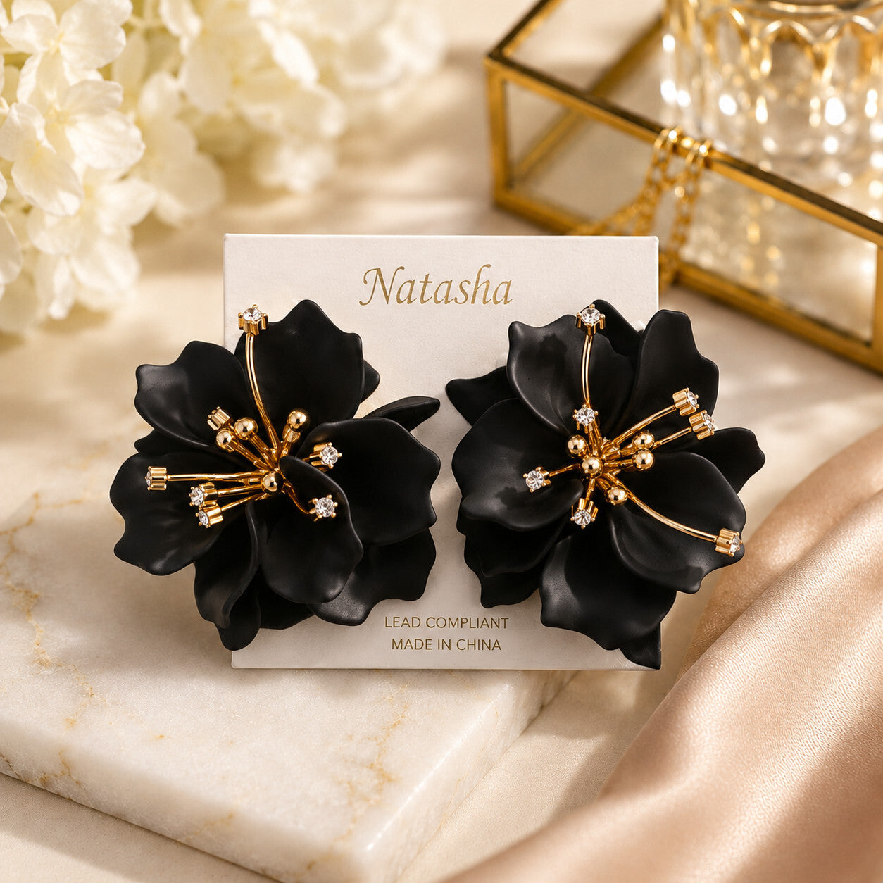 Natasha Statement Flower Jewelry