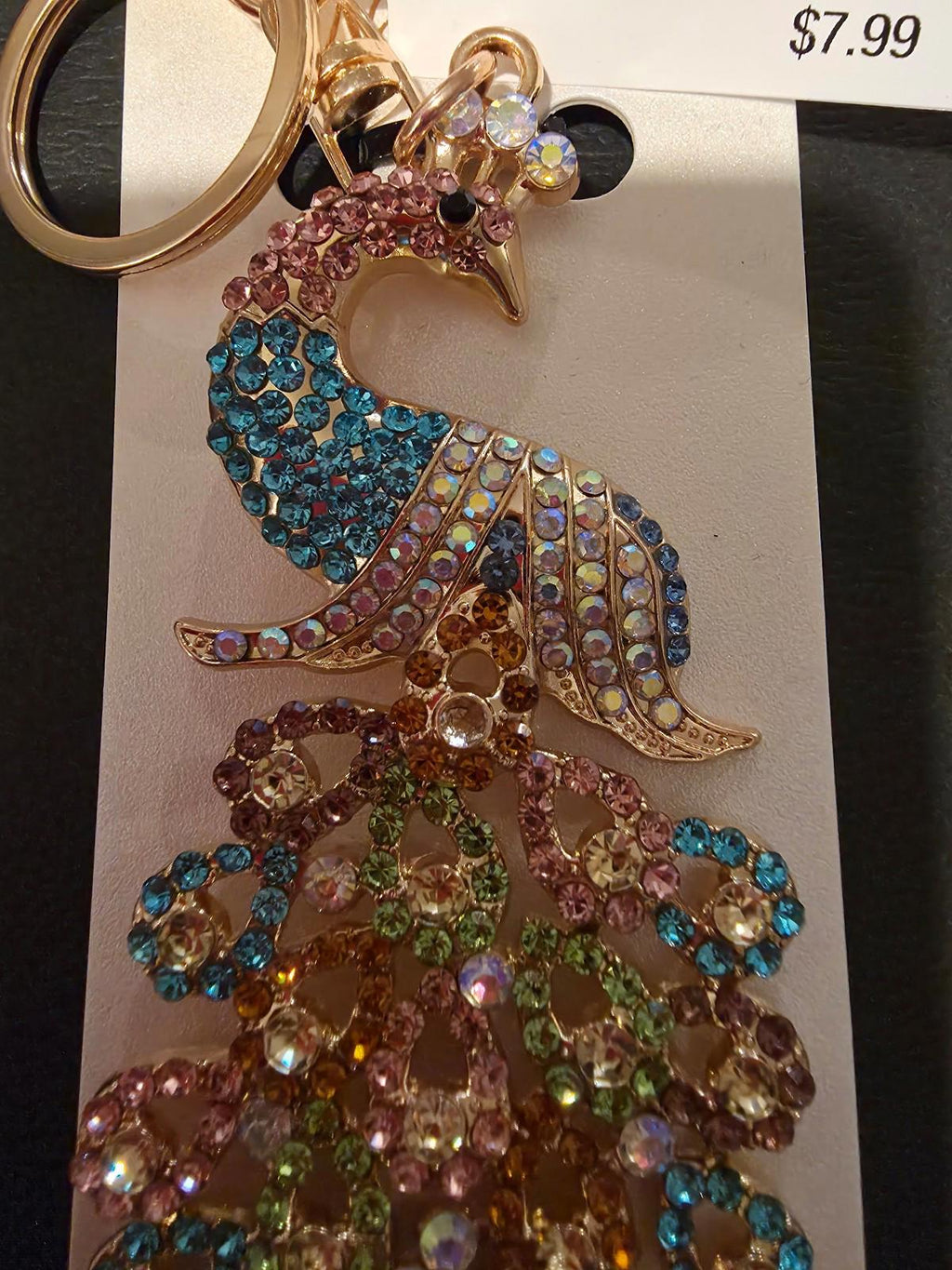 Natasha Peacock Purse Charm