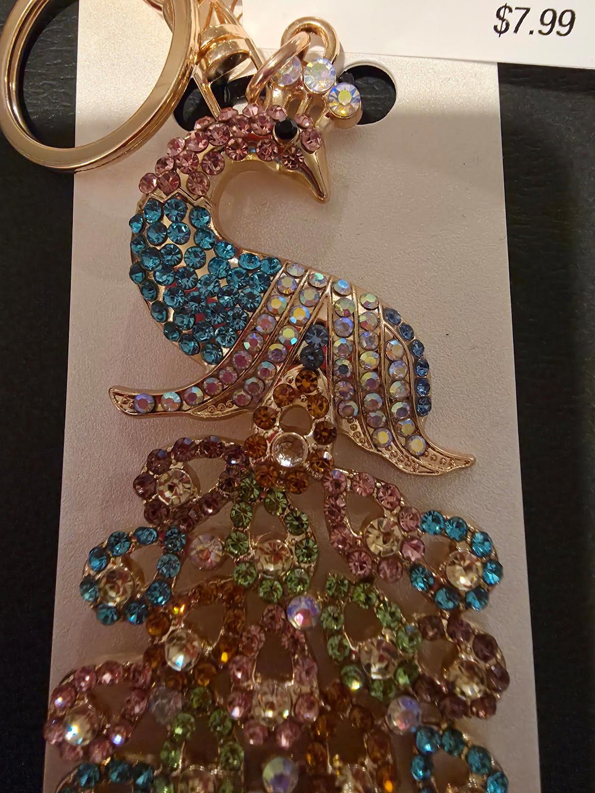 Natasha Peacock Purse Charm