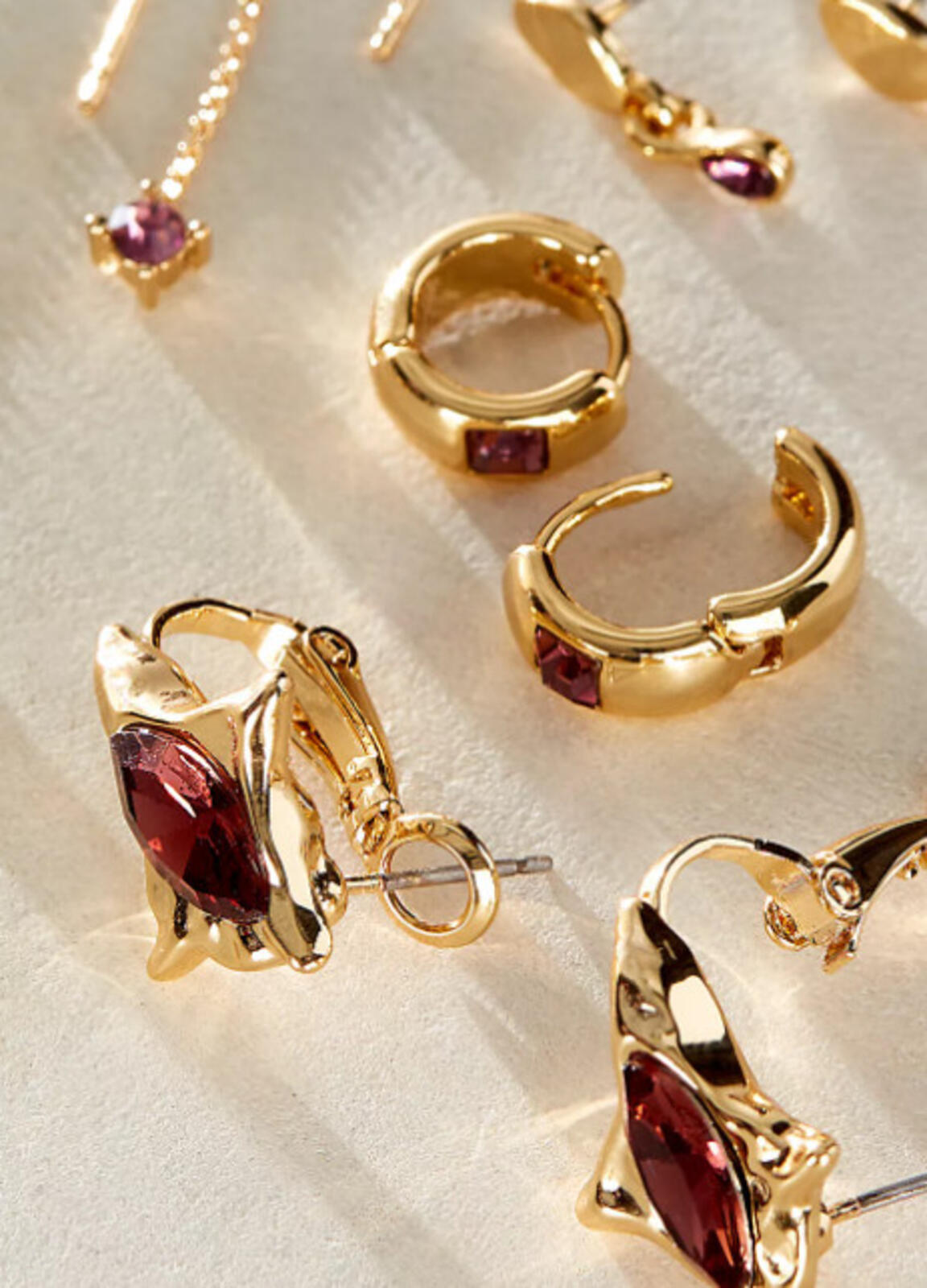 Free People Baez Gold Plated Earrings