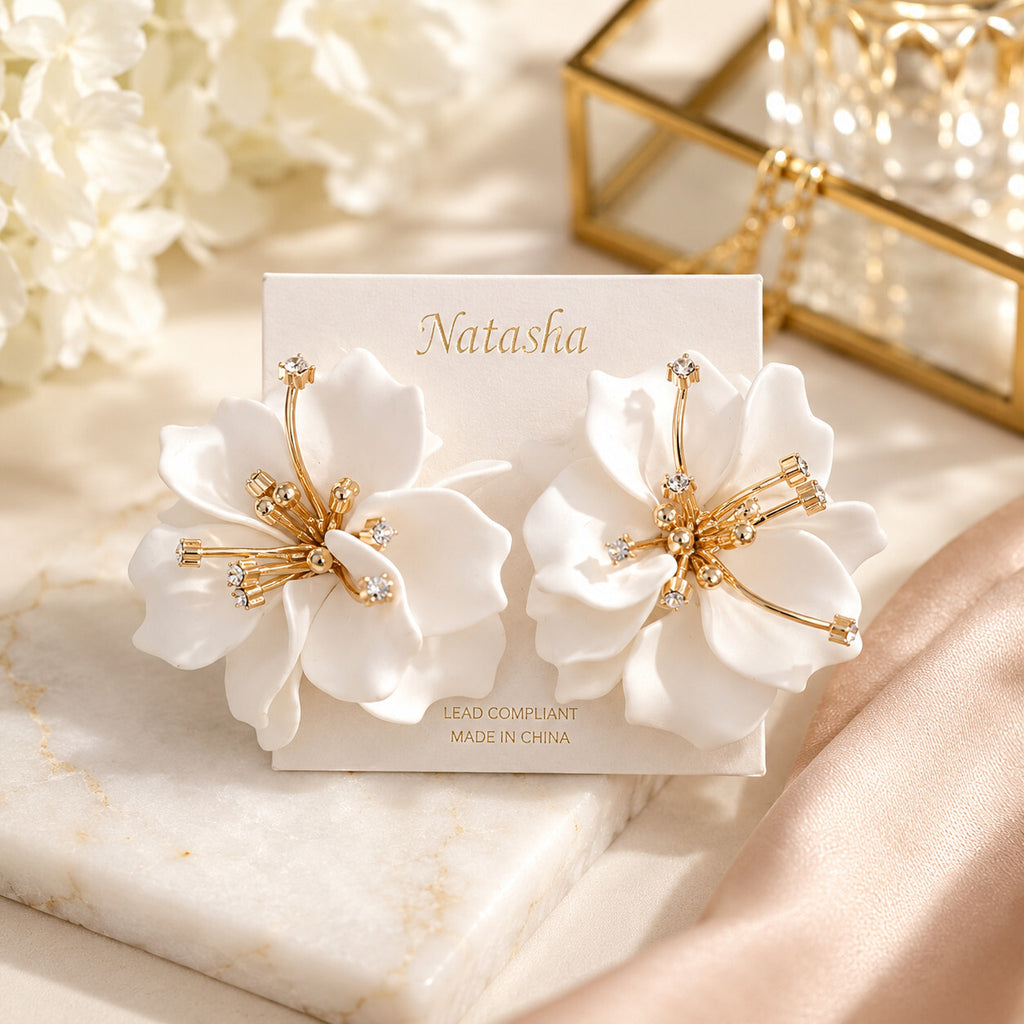 Natasha Statement Flower Jewelry
