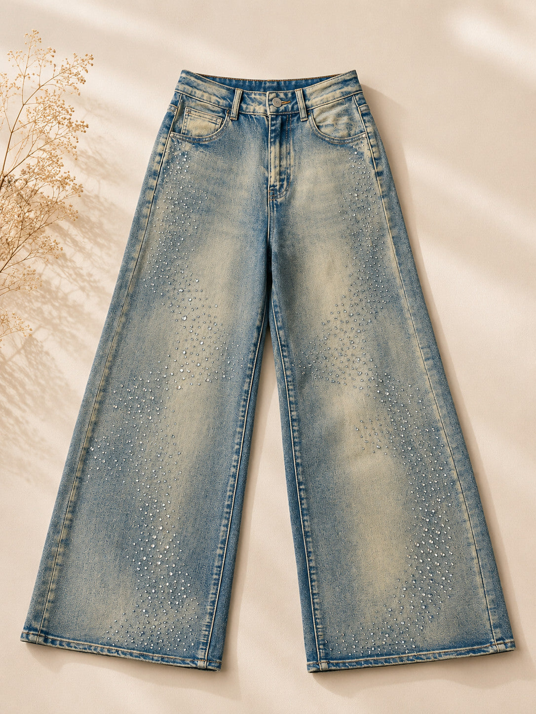 American Bazi Rhinestone Jeans