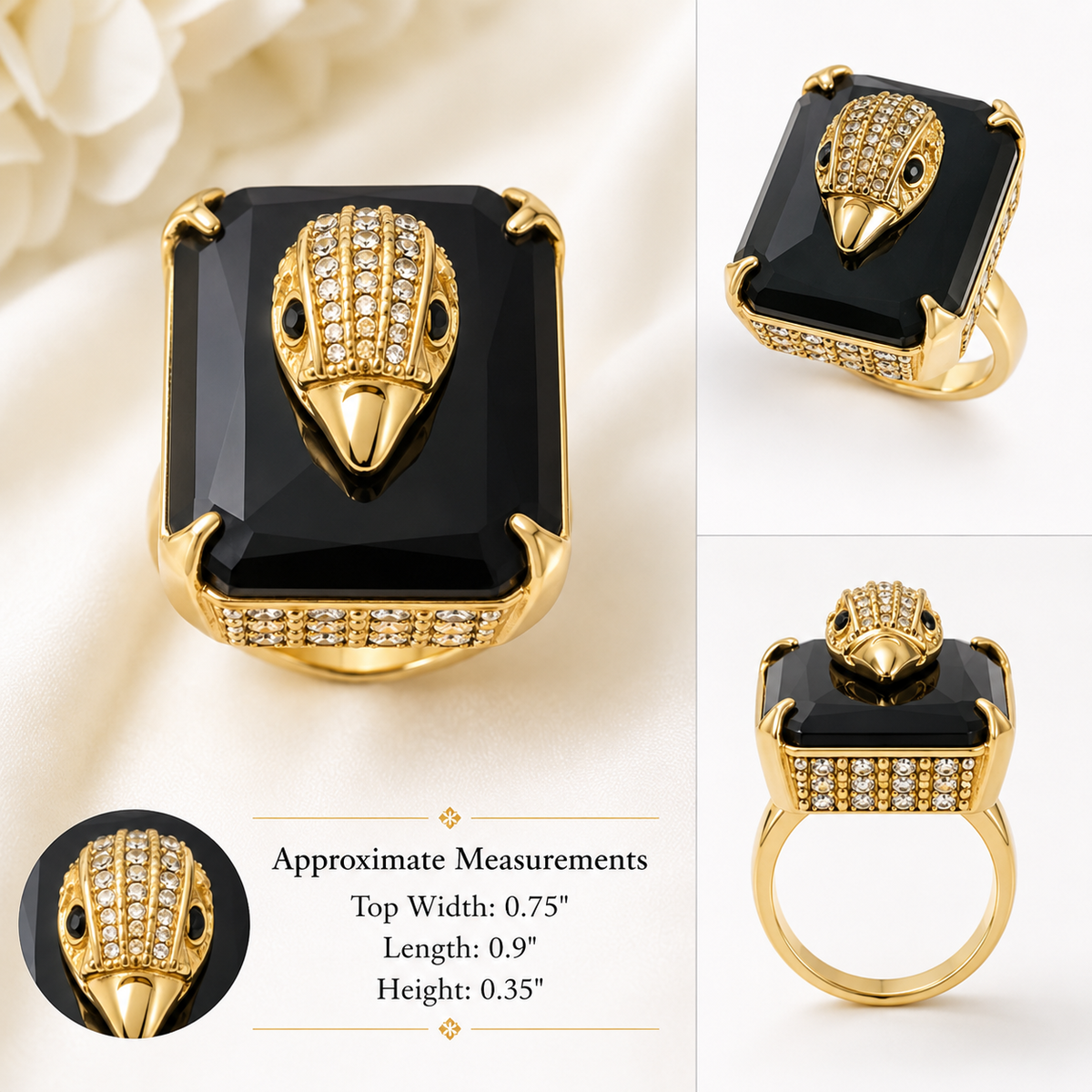 Kurt Geiger  Enamel Cocktail Ring