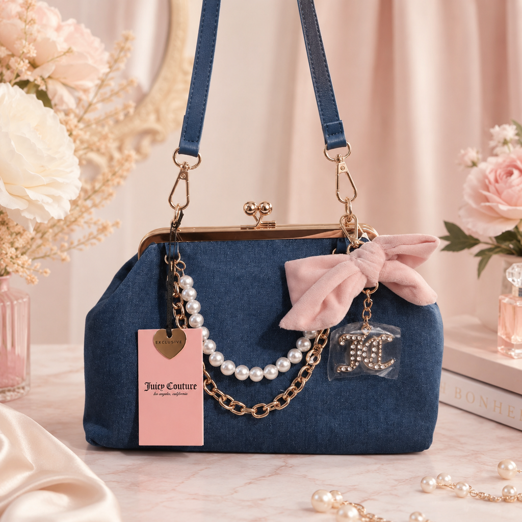 Juicy Couture Fashion Items Charm Haus Medium Frame Clutch