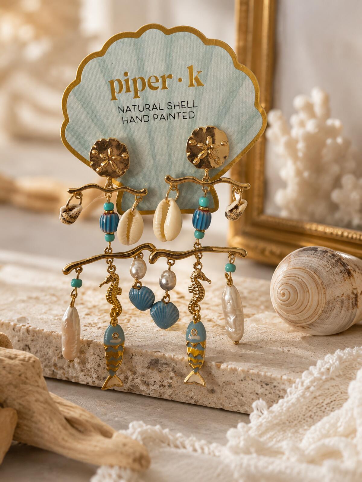 Piper-K Hand Painted Earrings